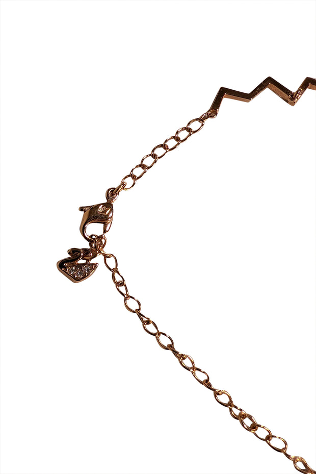 Swarovski - Rose Gold & Pearl Detail Edify All-Around Necklace