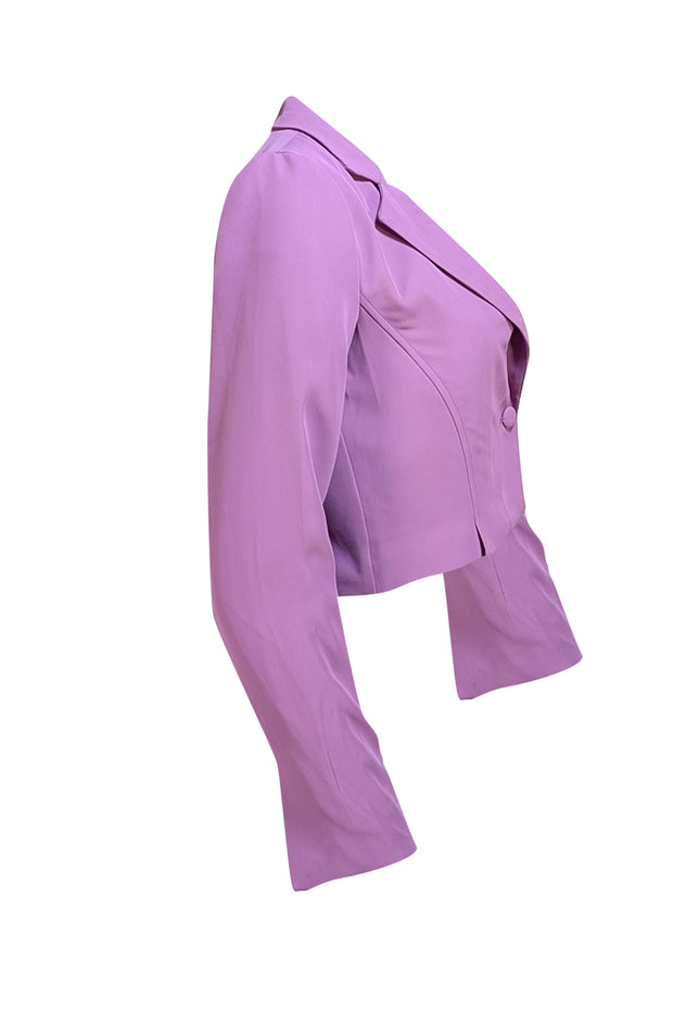 Jason Wu - Lavender Cropped Button Blazer Sz S - Current Boutique