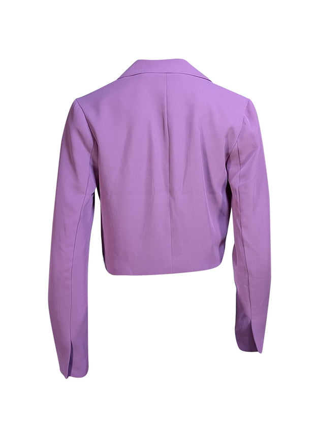 Jason Wu - Lavender Cropped Button Blazer Sz S - Current Boutique