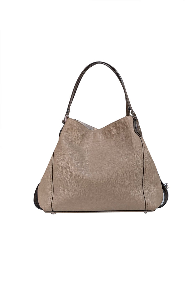 Coach - Taupe Edie 31 Leather Shoulder Bag - Current Boutique