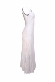 Vince - White Crochet Knit Sleeveless Maxi Dress Sz XS