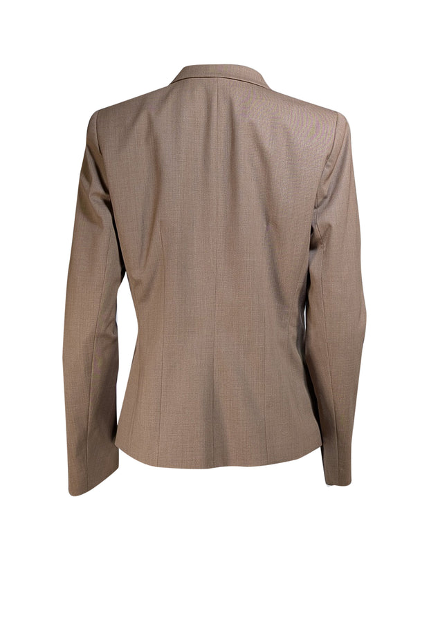 Lafayette 148 - Brown Single Button Wool Blazer Sz 8