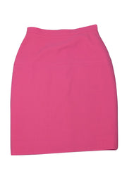 Chanel - Bubblegum Pink Wool Mini Skirt Sz 6 - Current Boutique
