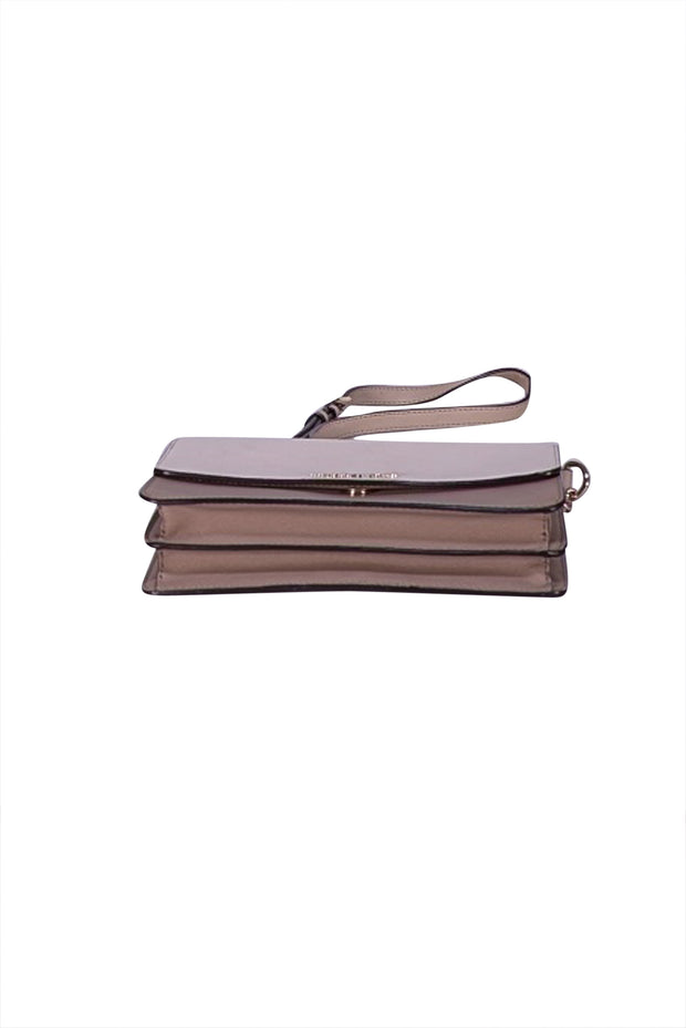 Michael Kors - Cream & Beige Saffiano Leather Crossbody Bag - Current Boutique