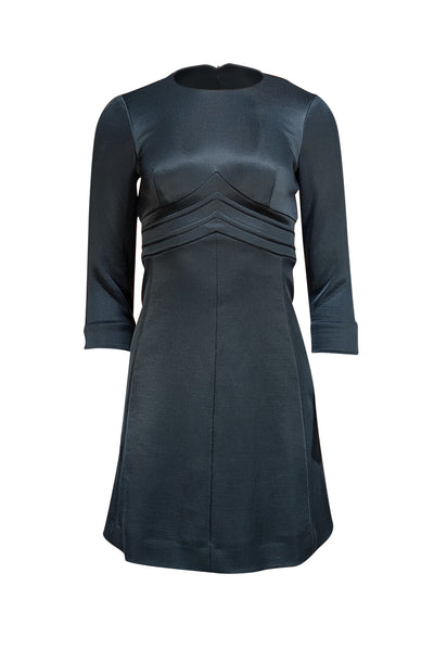 Sandro - Green Belt Detail Pencil Dress Sz 4 - Current Boutique