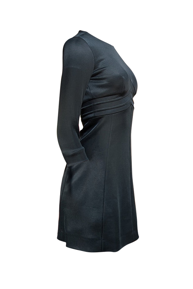 Sandro - Green Belt Detail Pencil Dress Sz 4 - Current Boutique