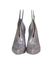 Vivenne Westwood - Silver Glitter Rubber Short Boots Sz 5 - Current Boutique