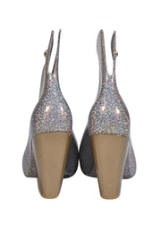 Vivenne Westwood - Silver Glitter Rubber Short Boots Sz 5 - Current Boutique