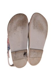 Chanel - Pink, Blue, & Green Pastel Tie Dye Dad Strappy Sandals Sz 6.5 - Current Boutique