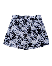 Diane von Furstenberg - Black & White Print Silk Blend Shorts Sz 6