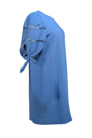 See By Chloe - "Riverside" Blue Shift Mini Dress Sz 10 - Current Boutique