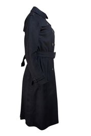 Burberry - Black Wool Blend Peacoat Sz 6