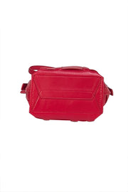 3.1 Phillip Lim - Red Woven Odita Mini Modern Lattice Crossbody Bag - Current Boutique
