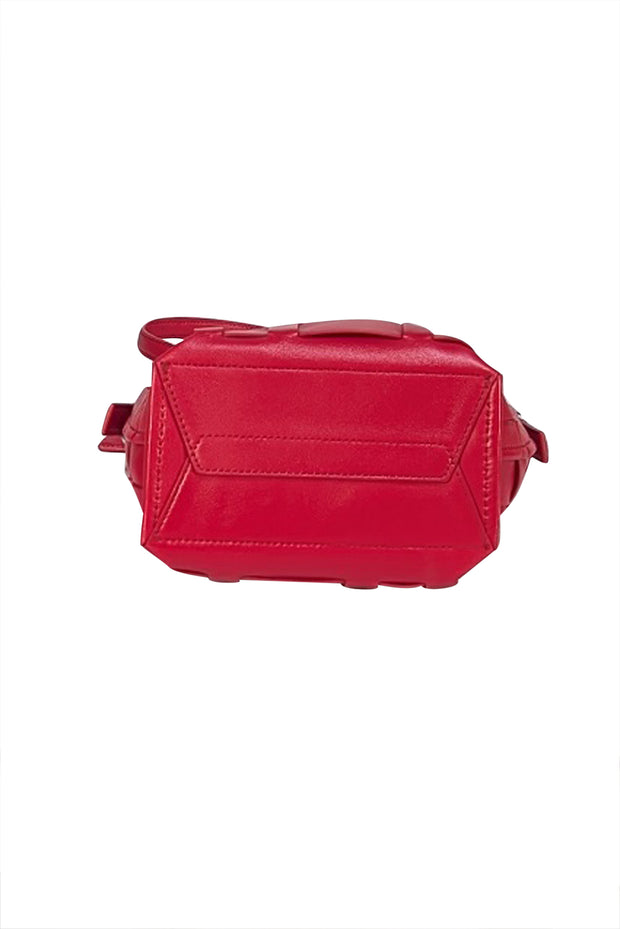 3.1 Phillip Lim - Red Woven Odita Mini Modern Lattice Crossbody Bag - Current Boutique