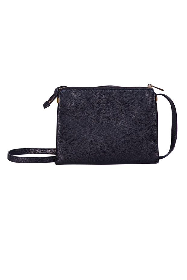 Marc Jacobs - Black Pebbled Leather Rectangular Crossbody Bag - Current Boutique