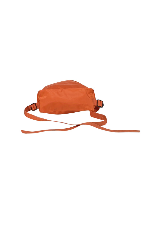 Longchamp - Orange Nylon Backpack - Current Boutique