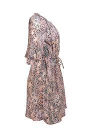 Rebecca Minkoff - Navy, Cream, & Multicolor Floral Tunic Dress Sz M