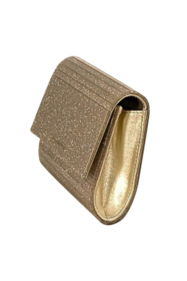 Diane von Furstenberg - Gold "Twilight" Glitter Clutch
