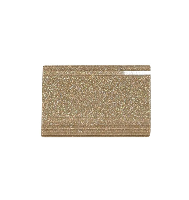 Diane von Furstenberg - Gold "Twilight" Glitter Clutch