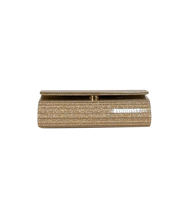 Diane von Furstenberg - Gold "Twilight" Glitter Clutch