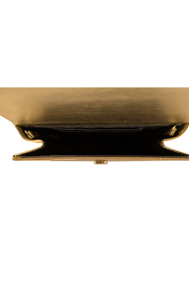 Diane von Furstenberg - Gold "Twilight" Glitter Clutch