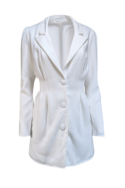 Lovers + Friends - White Blazer Style Dress Sz XS - Current Boutique