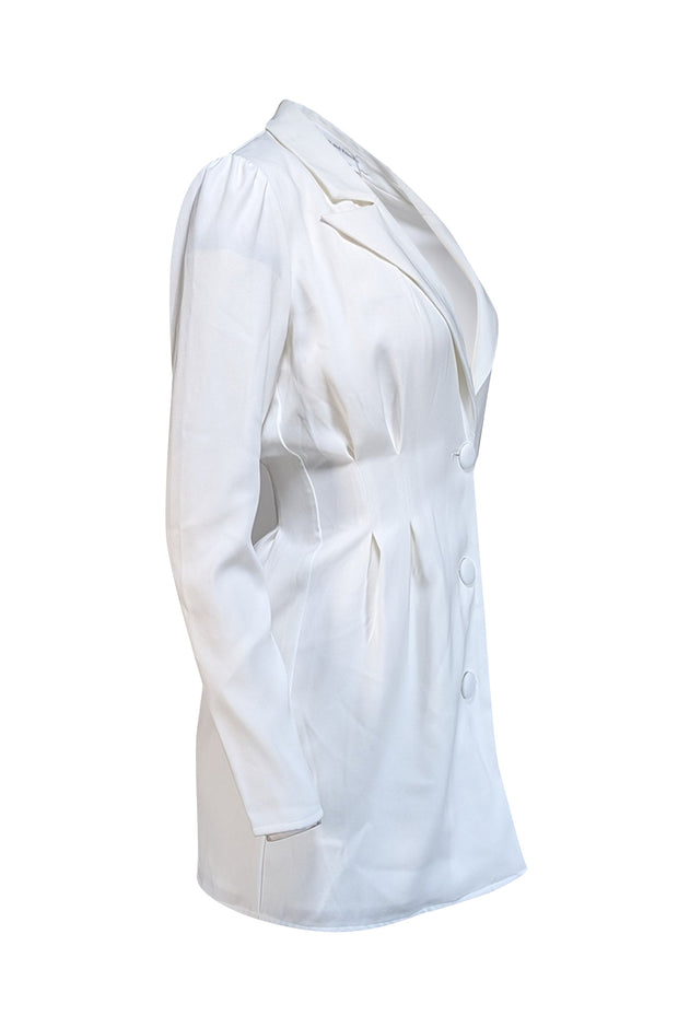 Lovers + Friends - White Blazer Style Dress Sz XS - Current Boutique