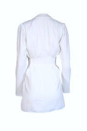 Lovers + Friends - White Blazer Style Dress Sz XS - Current Boutique