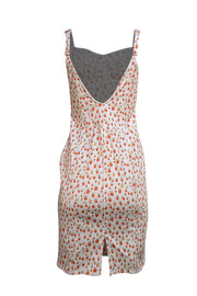 Rosamosario - White & Red Print Mini "Strawberry Fields" Dress Sz XS