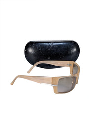 Prada - Beige Square Sunglasses