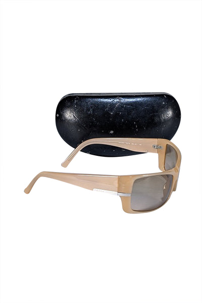 Prada - Beige Square Sunglasses