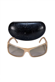 Prada - Beige Square Sunglasses