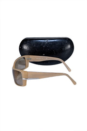 Prada - Beige Square Sunglasses
