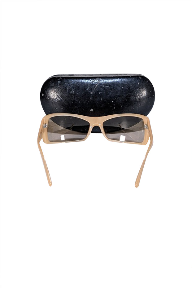 Prada - Beige Square Sunglasses