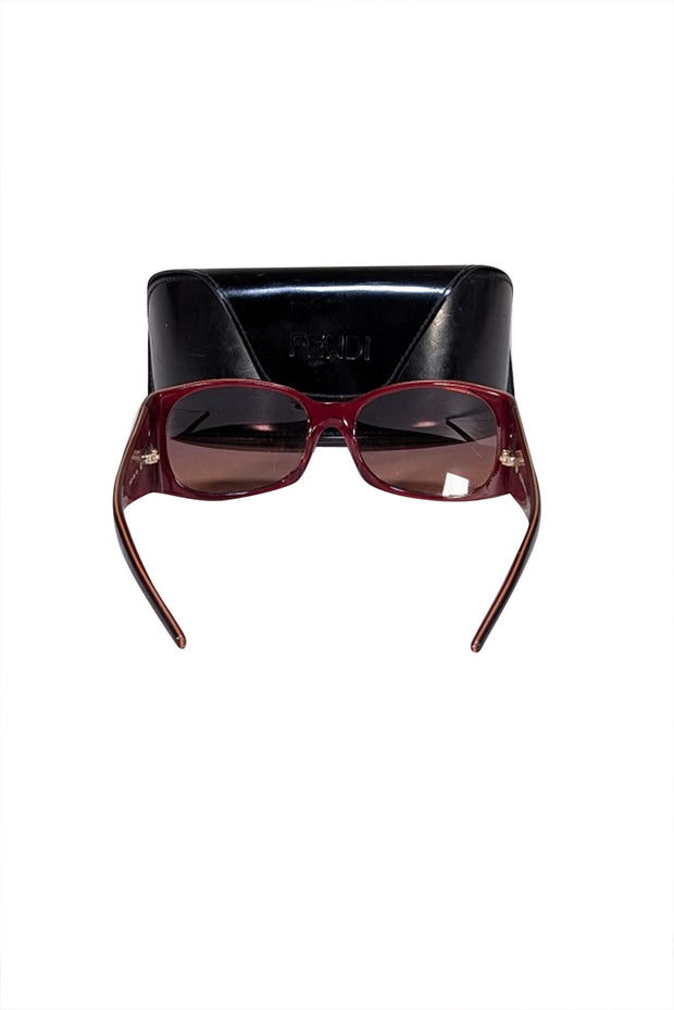 Fendi - Brown Leopard Print Sunglasses
