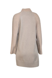 Vince - Beige Wool Blend Jacket w/ Knit Back Sz M - Current Boutique