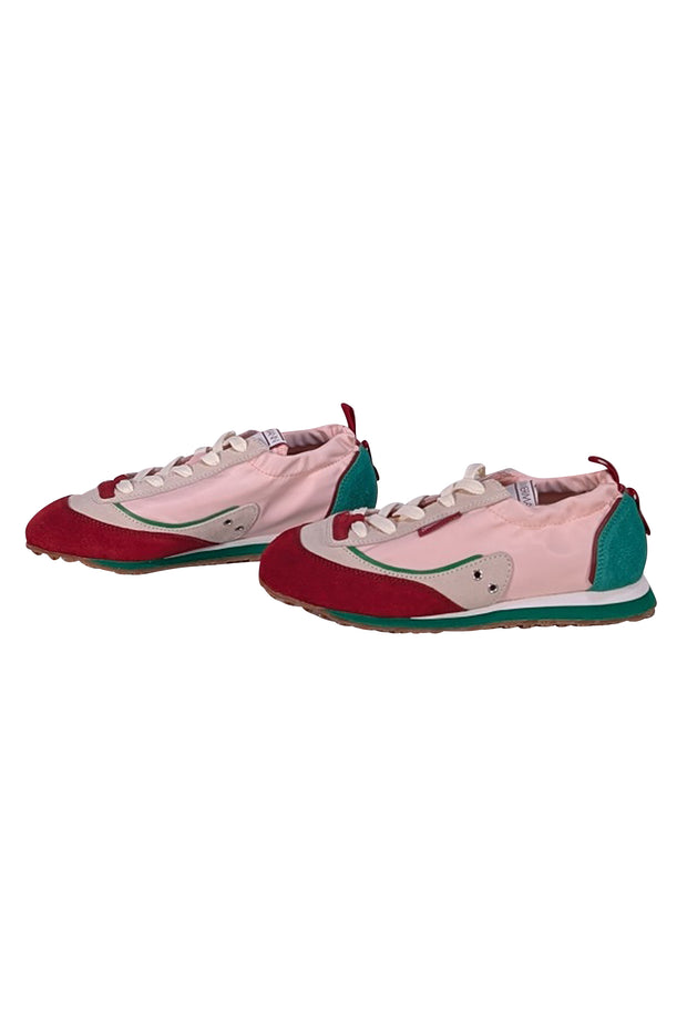 Zimmermann - Pink, Red, & Green Sneakers Sz 8 - Current Boutique