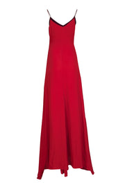 Reformation - Red Sleeveless Maxi Dress w/ High Slit Sz S - Current Boutique