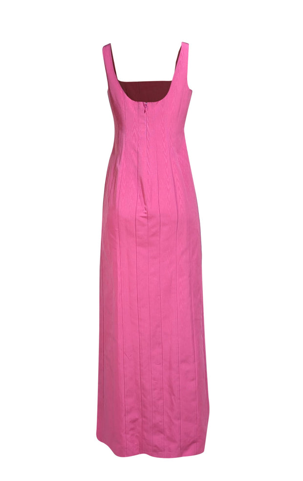 Staud - Pink Sleeveless Slit Front Formal Dress Sz 8 - Current Boutique