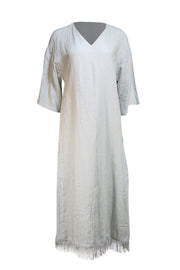 Fabiana Filippi - Mint Green Linen Tunic Dress Sz XXS - Current Boutique