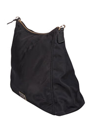 Kate Spade - Black Nylon Floral Strap Crossbody Bag - Current Boutique