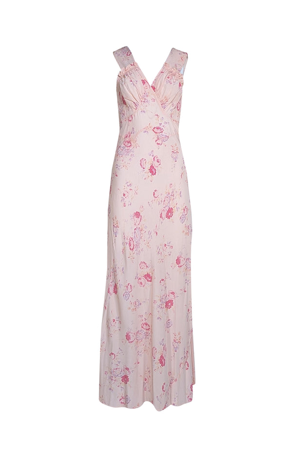 Realisation - Light Pink Floral Maxi Dress Sz M