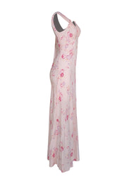Realisation - Light Pink Floral Maxi Dress Sz M