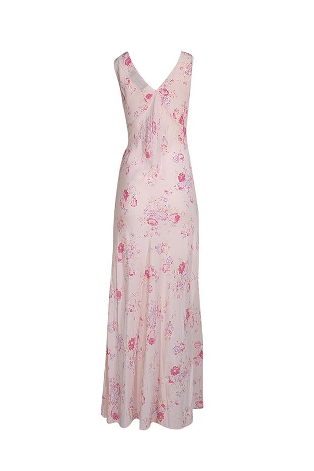 Realisation - Light Pink Floral Maxi Dress Sz M