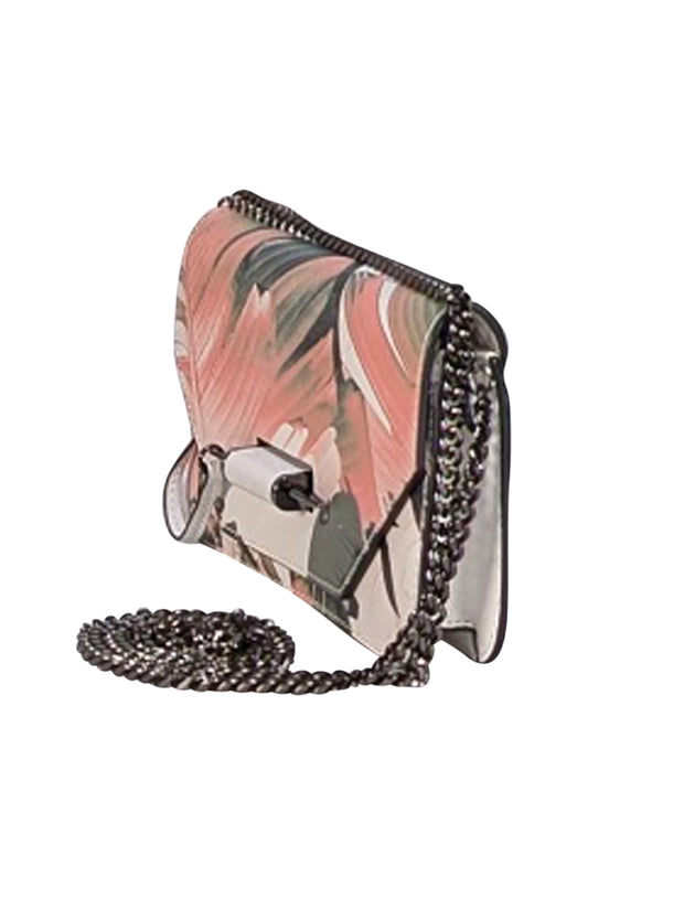 Mackage - Peach Pink Floral Leather Crossbody Bag