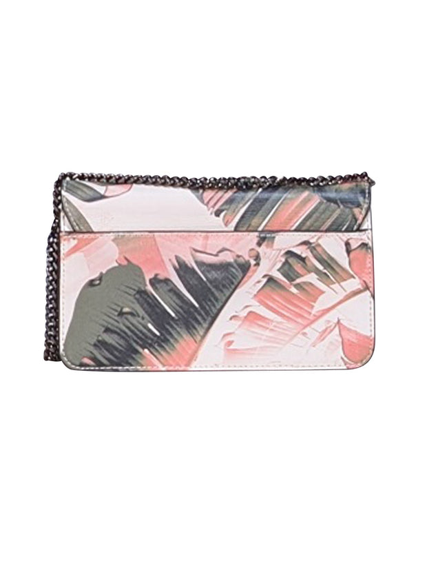Mackage - Peach Pink Floral Leather Crossbody Bag