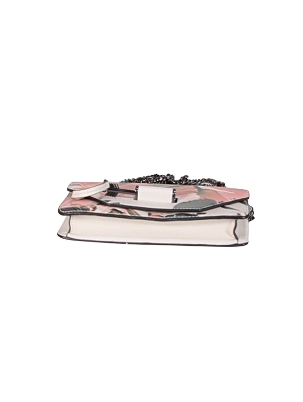 Mackage - Peach Pink Floral Leather Crossbody Bag
