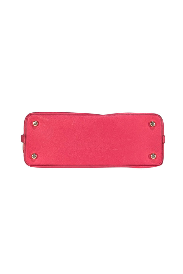 Coach - Dark Fuchsia Leather Satchel Bag - Current Boutique