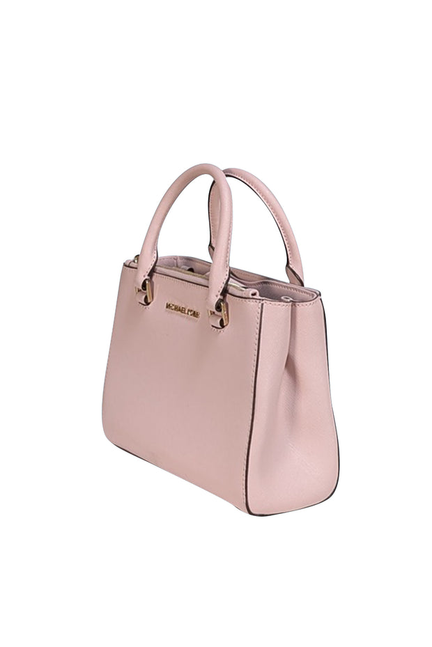 Michael Kors - Light Pink Leather Satchel Bag - Current Boutique