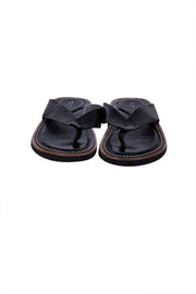 Rag & Bone - Black Leather Upper Thong Sandals Sz 8.5